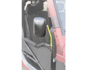 Steinjager Mirror Kit, Tube Doors Wrangler JK 2007-2018 Neon Yellow