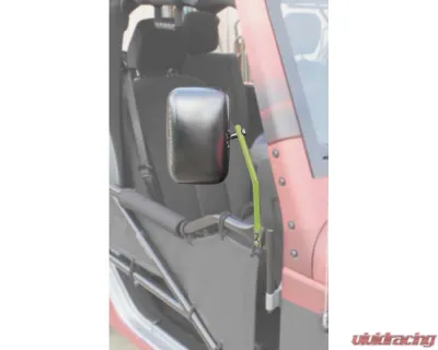 Steinjager Mirror Kit, Tube Doors Wrangler JK 2007-2018 Gecko Green - J0046528