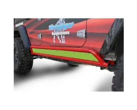 Steinjager Rock Sliders Wrangler JK 2007-2018 4 Door Phantom Inserts Gecko Green