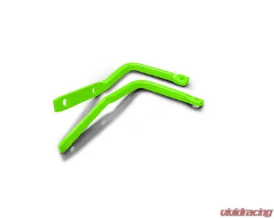Steinjager Mirror Wrangler JK 2007-2018 A Pillar Mounted Neon Green - J0044992
