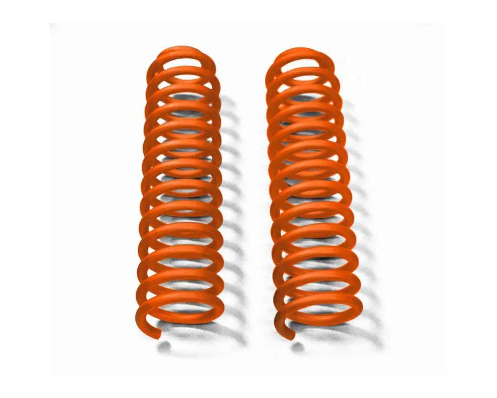 Steinjager Springs, Front Coil Wrangler JK 2007-2018 4.0 Inch Lift Fluorescent Orange - J0046620