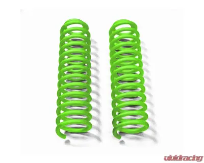 Steinjager Springs, Front Coil Wrangler JK 2007-2018 4.0 Inch Lift Neon Green - J0046625