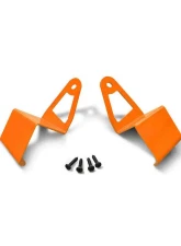 Steinjager LED Lights and Brackets Wrangler TJ 1997-2006 A-Pillar Mount Brackets Only Fluorescent Orange                                     - J0046796 - Image 2