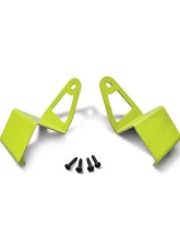 Steinjager LED Lights and Brackets Wrangler TJ 1997-2006 A-Pillar Mount Brackets Only Gecko Green                                     - J0046810 - Image 2