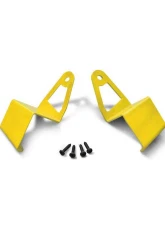 Steinjager LED Lights and Brackets Wrangler TJ 1997-2006 A-Pillar Mount Brackets Only Lemon Peel                                     - J0046800 - Image 2