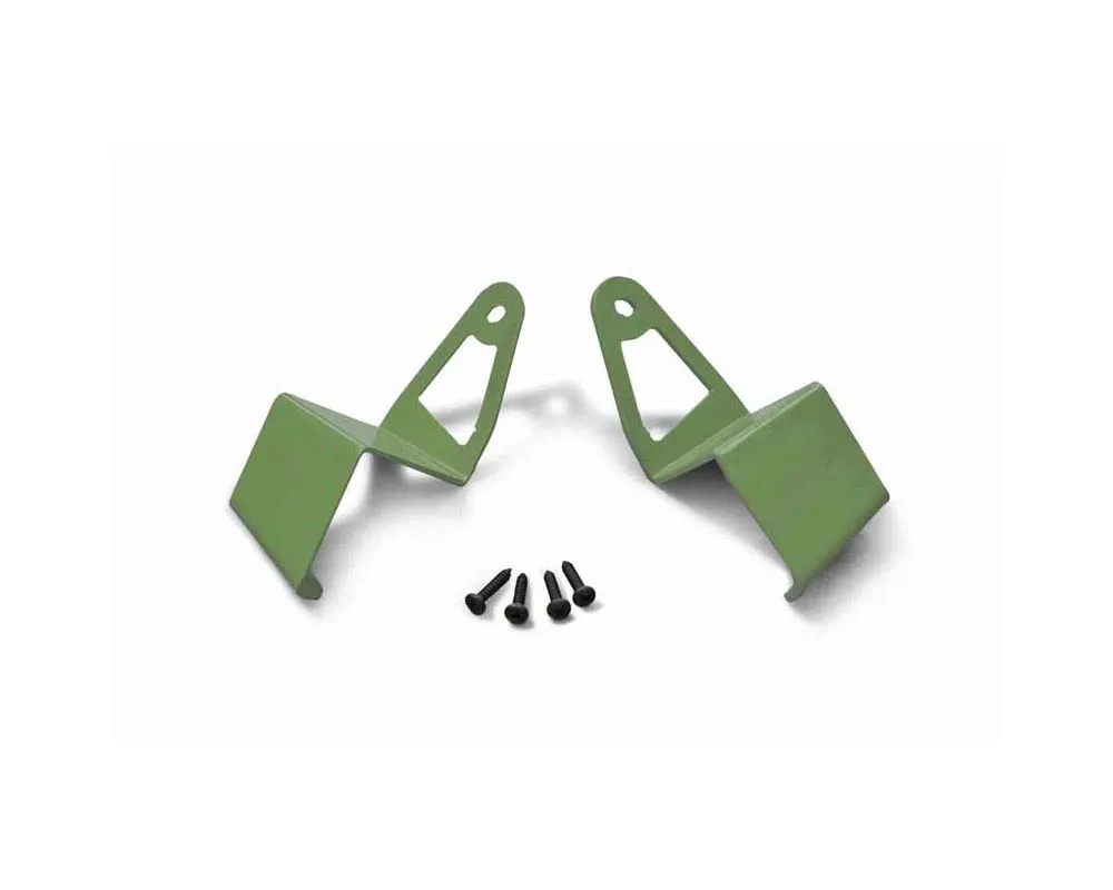Steinjager LED Lights and Brackets Wrangler TJ 1997-2006 A-Pillar Mount Brackets Only Locas Green - J0046803