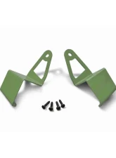 Steinjager LED Lights and Brackets Wrangler TJ 1997-2006 A-Pillar Mount Brackets Only Locas Green                                     - J0046803 - Image 2