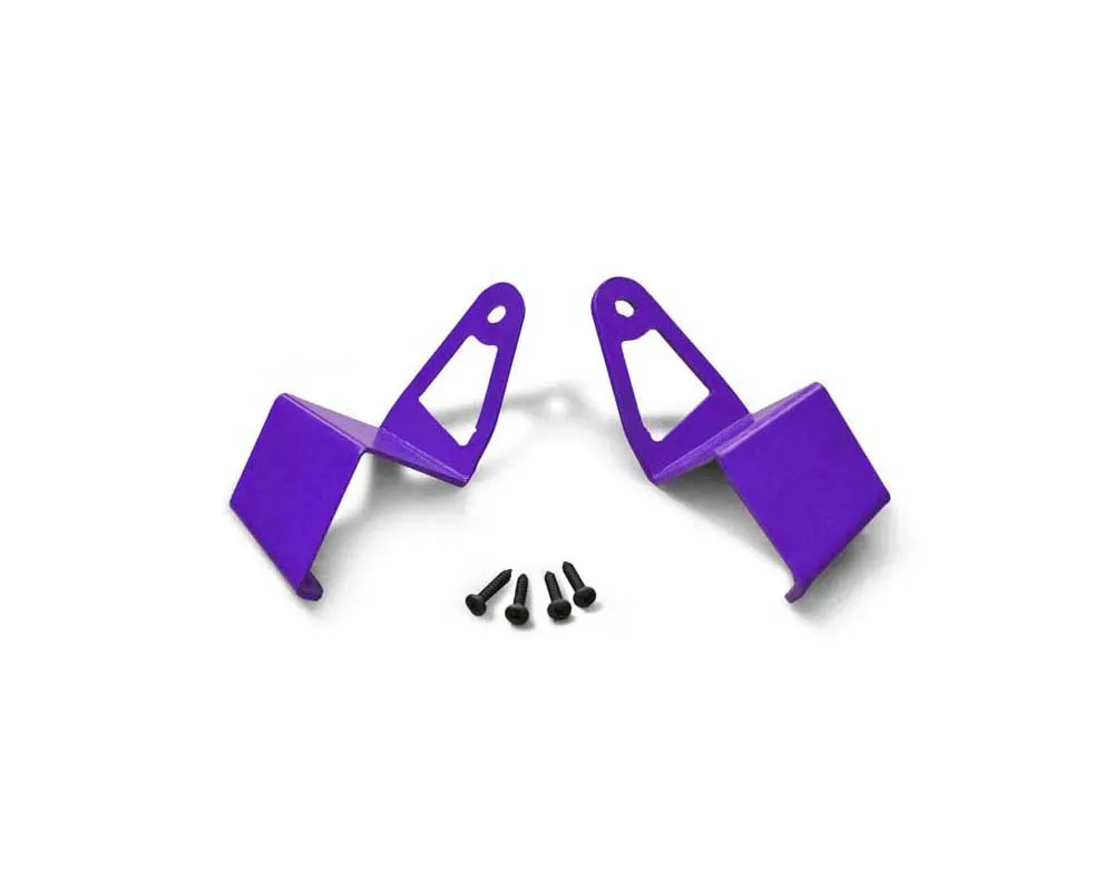 Steinjager LED Lights and Brackets Wrangler TJ 1997-2006 A-Pillar Mount Brackets Only Sinbad Purple - J0046807