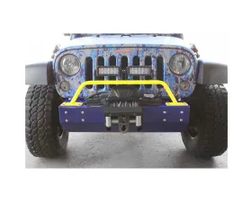Steinjager Bumper Light Bar, Short Wrangler JK 2007-2018 Neon Yellow