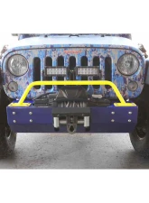 Steinjager Bumper Light Bar, Short Wrangler JK 2007-2018 Neon Yellow                                     - J0046849 - Image 4