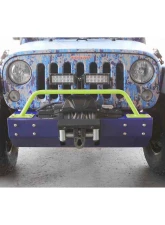 Steinjager Bumper Light Bar, Short Wrangler JK 2007-2018 Gecko Green                                     - J0046850 - Image 4