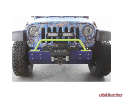 Steinjager Bumper Light Bar, Short Wrangler JK 2007-2018 Gecko Green - J0046850