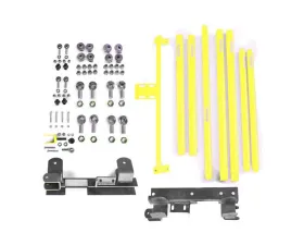 Steinjager Chrome Moly Tubing Long Arm Travel Kit (Neon Yellow) Jeep Wrangler TJ AT 1997-2002
