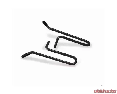 Steinjager Black Powder Coat Rubber Stationary Foot Rest Kit Jeep Wrangler TJ 1997-2006 - J0028970