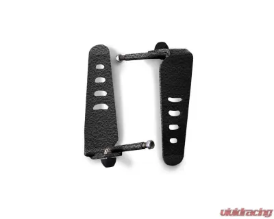 Steinjager Foot Rest Kit Wrangler TJ 1997-2006 Metal Design Black - J0043881