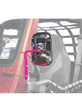 Steinjager Mirror Wrangler TJ 1997-2006 A Pillar Mounted Hot Pink                                     - J0047297 - Image 3