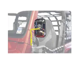 Steinjager Mirror Wrangler TJ 1997-2006 A Pillar Mounted Lemon Peel