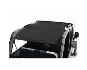 Steinjager Tops, Fabric Teddy Wrangler TJ 2004-2006 Wrangler LJ Black Full Length