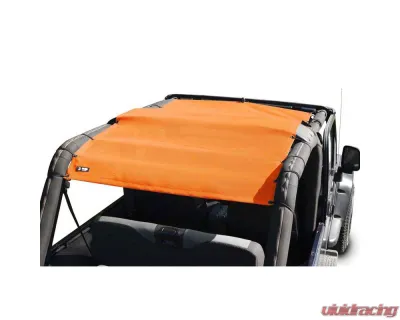 Steinjager Tops, Fabric Teddy Wrangler TJ 2004-2006 Wrangler LJ Orange Full Length - J0046869