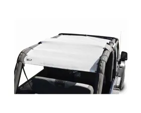 Steinjager Tops, Fabric Teddy Wrangler TJ 2004-2006 Wrangler LJ White Full Length