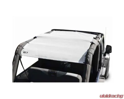 Steinjager Tops, Fabric Teddy Wrangler TJ 2004-2006 Wrangler LJ White Full Length - J0046870
