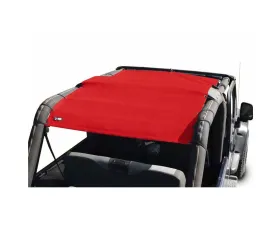 Steinjager Tops, Fabric Teddy Wrangler TJ 2004-2006 Wrangler LJ Red Full Length