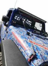 Steinjager LED Lights and Brackets Wrangler JK 2007-2018 Limb Lifter A-Pillar Add On Brackets and Cables Only Southwest Blue                                     - J0047537 - Image 2