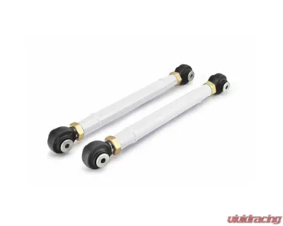 Steinjager Control Arms, Front Lower Wrangler TJ 1997-2006 Double Adjustable, Heim Style 0-6 Inch Lift Cloud White - J0047329