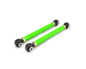 Steinjager Control Arms, Front Lower Wrangler TJ 1997-2006 Double Adjustable, Heim Style 0-6 Inch Lift Neon Green