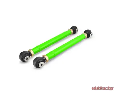 Steinjager Control Arms, Front Lower Wrangler TJ 1997-2006 Double Adjustable, Heim Style 0-6 Inch Lift Neon Green - J0047322