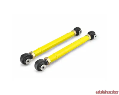 Steinjager Control Arms, Front Lower Wrangler TJ 1997-2006 Double Adjustable, Heim Style 0-6 Inch Lift Neon Yellow - J0047330