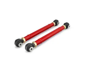 Steinjager Control Arms, Front Lower Wrangler TJ 1997-2006 Double Adjustable, Heim Style 0-6 Inch Lift Red Baron