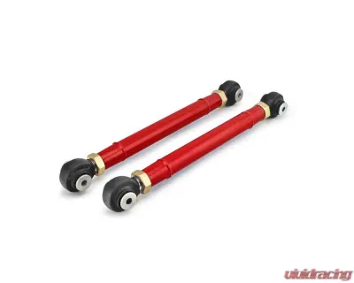 Steinjager Control Arms, Front Lower Wrangler TJ 1997-2006 Double Adjustable, Heim Style 0-6 Inch Lift Red Baron - J0047318