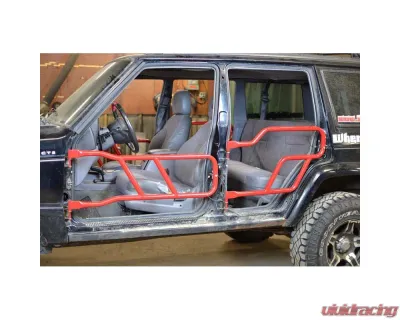 Steinjager Doors, Tubular Cherokee XJ 1997-2001 Do It Yourself, Bare Front Doors 4 Door Model - J0047644
