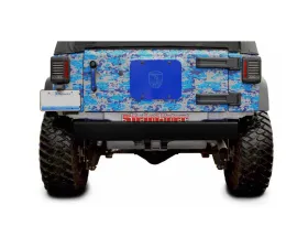 Steinjager Bumper, Rear Wrangler JK 2007-2018 Cap Style Bare