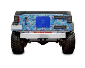 Steinjager Bumper, Rear Wrangler JK 2007-2018 Cap Style Cloud White