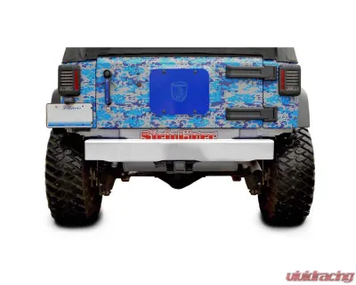 Steinjager Bumper, Rear Wrangler JK 2007-2018 Cap Style Cloud White - J0047873