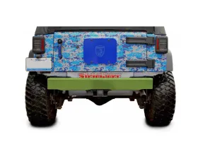 Steinjager Bumper, Rear Wrangler JK 2007-2018 Cap Style Gecko Green