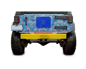 Steinjager Bumper, Rear Wrangler JK 2007-2018 Cap Style Lemon Peel