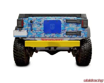 Steinjager Bumper, Rear Wrangler JK 2007-2018 Cap Style Lemon Peel - J0047865