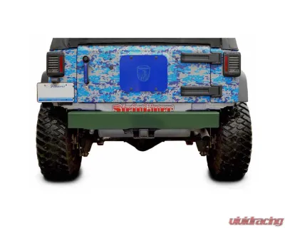 Steinjager Bumper, Rear Wrangler JK 2007-2018 Cap Style Locas Green - J0047868