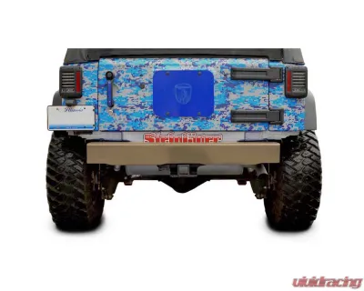 Steinjager Bumper, Rear Wrangler JK 2007-2018 Cap Style Military Beige - J0047869