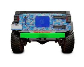 Steinjager Bumper, Rear Wrangler JK 2007-2018 Cap Style Neon Green