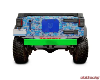 Steinjager Bumper, Rear Wrangler JK 2007-2018 Cap Style Neon Green - J0047866