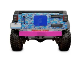 Steinjager Bumper, Rear Wrangler JK 2007-2018 Cap Style Hot Pink