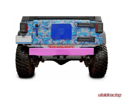 Steinjager Bumper, Rear Wrangler JK 2007-2018 Cap Style Pinky - J0047867