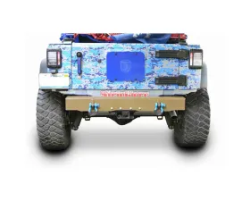 Steinjager Bumper, Rear Wrangler JK 2007-2018 Cap Style with D-Ring Mounts Military Beige