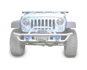 Steinjager Bumper, Front, Tube Wrangler JK 2007-2018 Cloud White