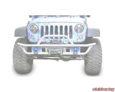 Steinjager Bumper, Front, Tube Wrangler JK 2007-2018 Cloud White - J0048132