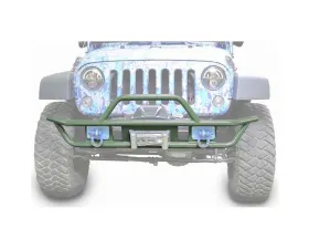 Steinjager Bumper, Front, Tube Wrangler JK 2007-2018 Locas Green